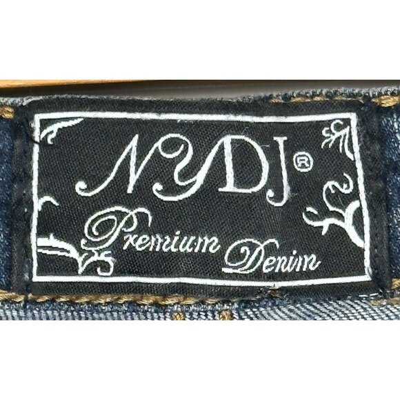 NYDJ Womens Jeans NOT YOUR DAUGHTER'S Denim Straight Designer Blue Size 12 - Picture 10 of 14